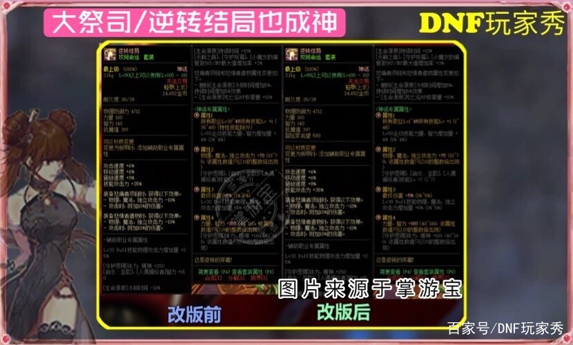 dnf60级词条后怎么提升DNF：神话装备还能用多久?测试，逆转结局