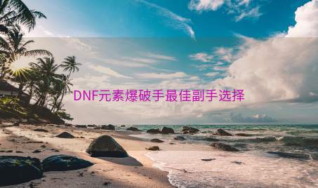 DNF元素爆破手最佳副手选择